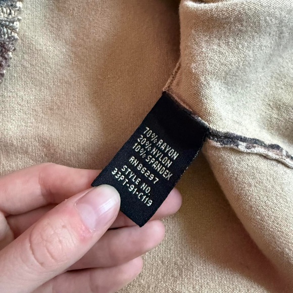 BCBG BEADED LEOPARD PRINT SWEATER - Picture 6 of 8